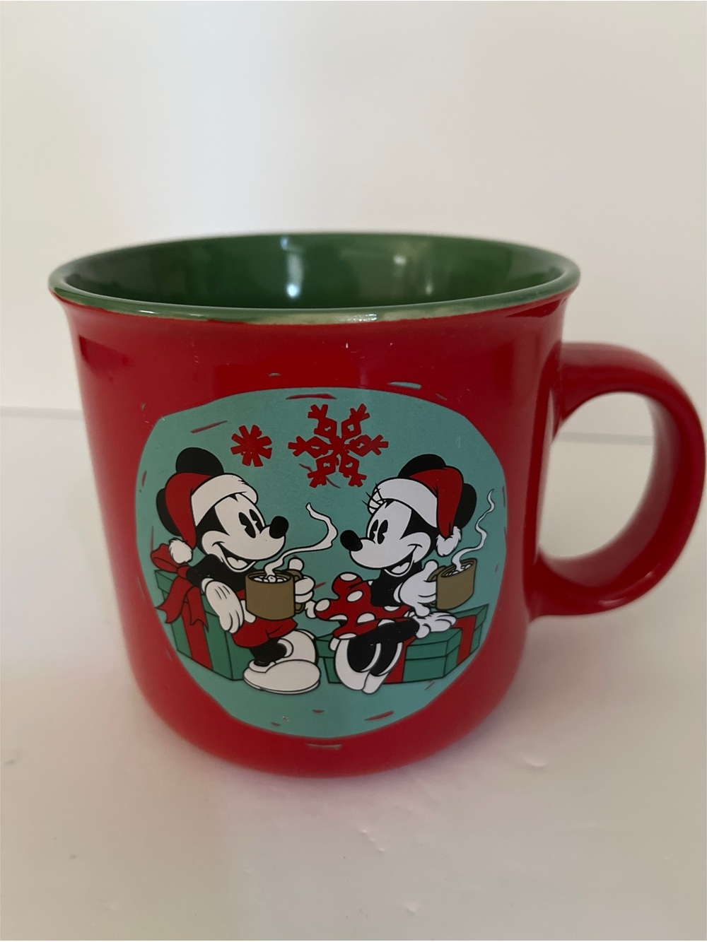 Disney Mickey & Minnie Mouse Holiday Ceramic Mug 20oz